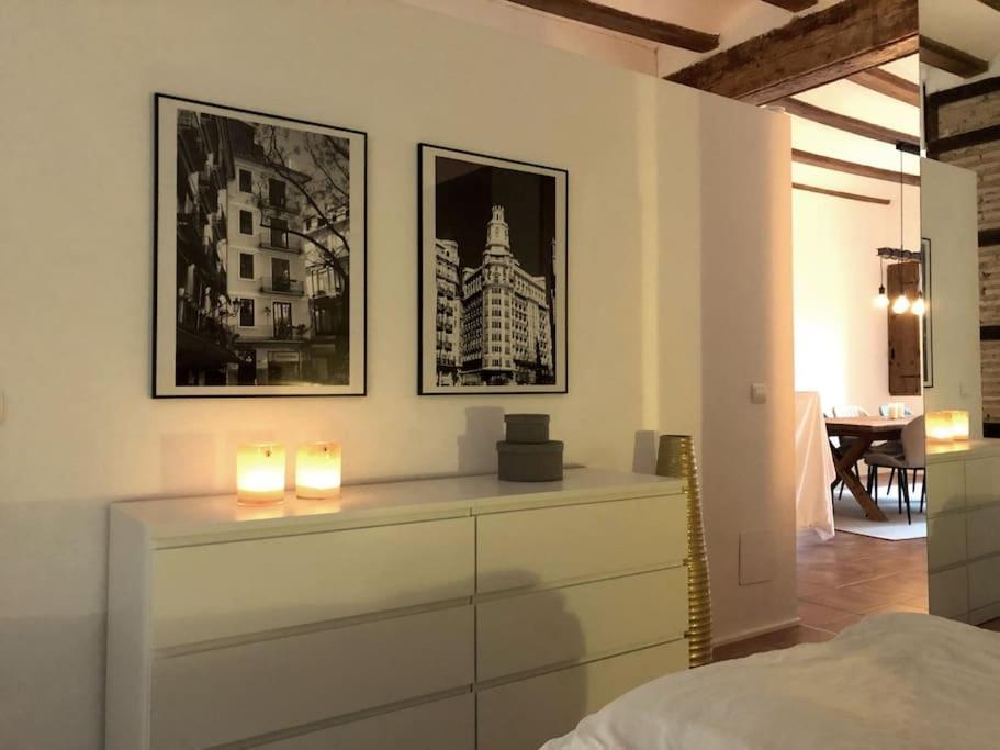 瓦伦西亚Loft Con Estilo Y Terraza En Centro Historico公寓 外观 照片